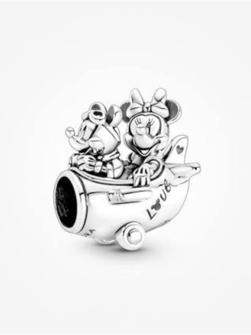 Pandora Silver Minnie & Mickey Airplane Charm